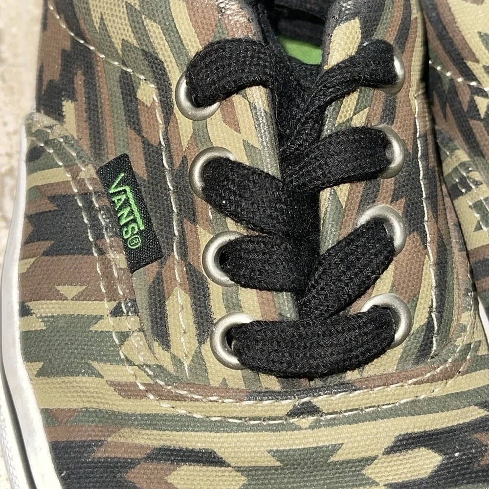 Vans Era 59 Native Camo Sneakers Size 4 Aztec Camo Print Black, Green, Brown
